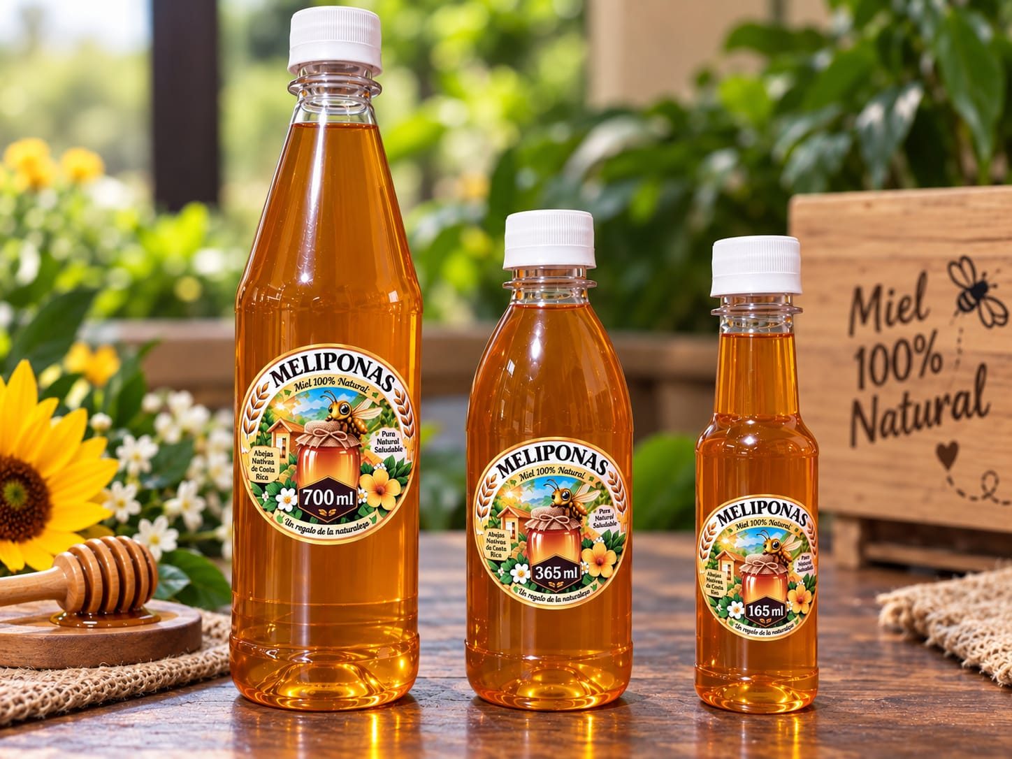 Las tres presentaciones: 700 ml, 365 ml y 165 ml